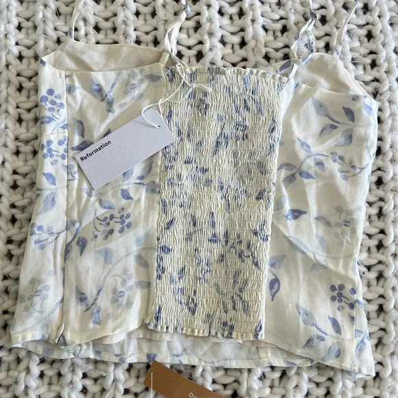 NWT REFORMATION Thiago Top 🫐🧺 - Picture 6 of 7